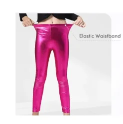 Legging Metalizado Lila Infantil