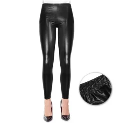 Legging Metalizado Negro Adulto