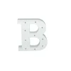 Letra Madera Blanca C/Leds – B