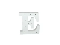 Letra Madera Blanca C/Leds – E