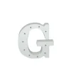 Letra Madera Blanca C/Leds – G