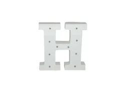 Letra Madera Blanca C/Leds – H