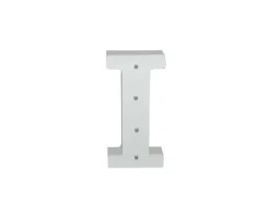 Letra Madera Blanca C/Leds – I