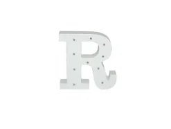 Letra Madera Blanca C/Leds – R