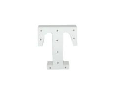 Letra Madera Blanca C/Leds – T