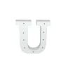 Letra Madera Blanca C/Leds – U