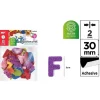 Letras Adhesivas EVA Purpurina Biod. 30MM
