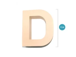 Letra Scrap Papel Grande – D