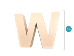 Letra Scrap Papel Grande – W