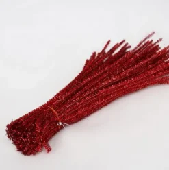 Limpiapipas Purpurina Rojo