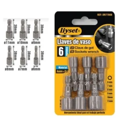 Llaves de Vaso 38mm 6PCS