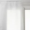 Lote 2 Visillos Para Ventana Hojas Blanco