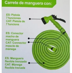 Manguera Extensible Con Pistola 7.5M