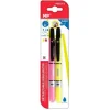 Marcador Fluorescente Retractil 2u