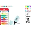 Marcador Fluorescente y Pastel Mini 12u