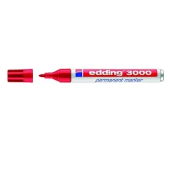 Marcador Permanente EDDING 3000 Rojo