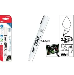 Marcador Tiza Liquida Limpieza Húmeda Blanco