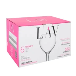 MISKET Copas Vino Tinto 210cc
