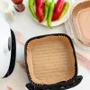 Molde Airfryer Papel Cuadrado 16x16x4,5cm 50U