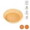 Molde Airfryer Papel Redondo 20×4,5cm 50U