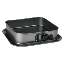 Molde Cuadrado Desmontable C/Bandeja 28cm