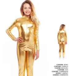 Mono Metálico Oro Infantil
