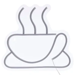 Neón LED Mural Café 27cm