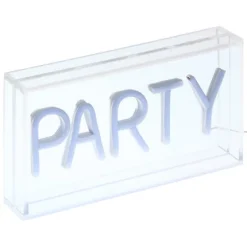 Neón LED Sobremesa Party Amarillo 23cm