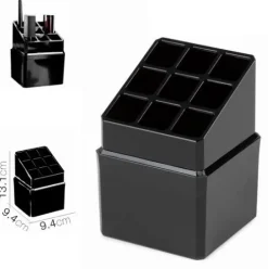 Organizador Cosméticos Plástico Negro