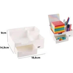 Organizador de Escritorio Blanco