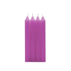 Pack 4 Velas Cilindrica Lila