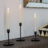 Pack 4 Velas Cilindrica Naranja