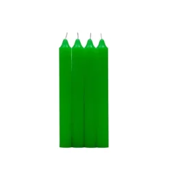 Pack 4 Velas Cilindrica Verde