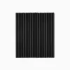 Pajita Plástico PP Cocktail Negro 18cm 50uds