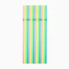 Pajita Plástico PP Reutilizable Flexible Multicolor 21cm 50uds