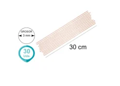 Palos de Manualidades Redondos 3x300mm