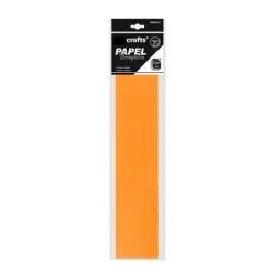 Papel Crespón 50X200CM Naranja Claro