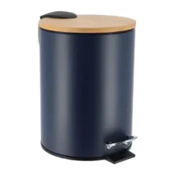 Papelera Pedal 3L – Azul Oscuro