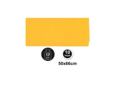 Papel Seda 50X66CM 10U Amarillo