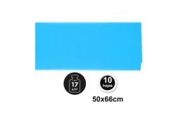 Papel Seda 50X66CM 10U Azul