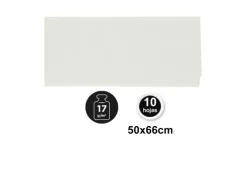 Papel Seda 50X66CM 10U Blanco