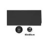 Papel Seda 50X66CM 10U Negro