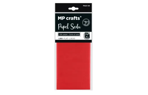 Papel Seda 50X66CM 10U Rojo