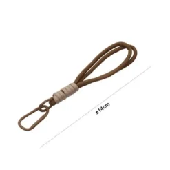 Paracord Llavero Marrón 5x140mm