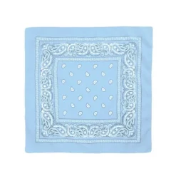 Pañuelo Paisley Azul Cielo