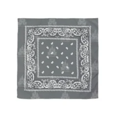 Pañuelo Paisley Gris
