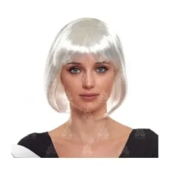 Peluca Bob Blanca