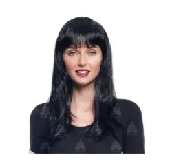 Peluca Lisa Negra