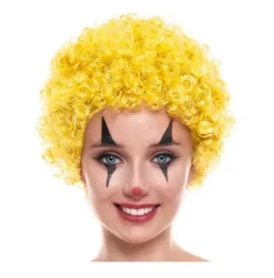 Peluca Payaso Amarillo 70G