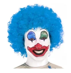 Peluca Payaso Azul 120G